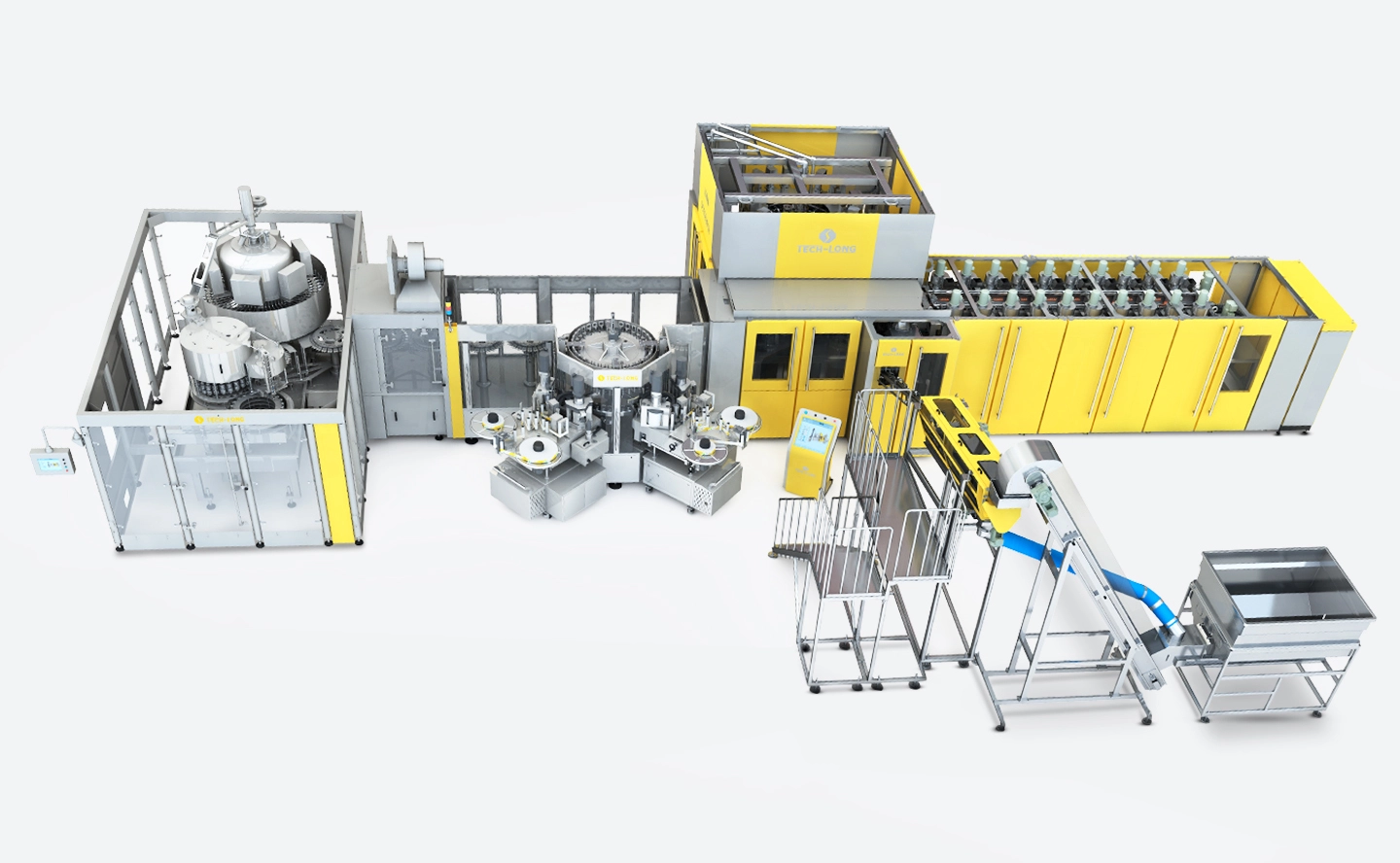 Blowing labeling filling capping monobloc for water bottle & soda filling 1