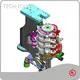 د ګمرک فلز کولو مولډینګ ماشین TECH-LONG 1