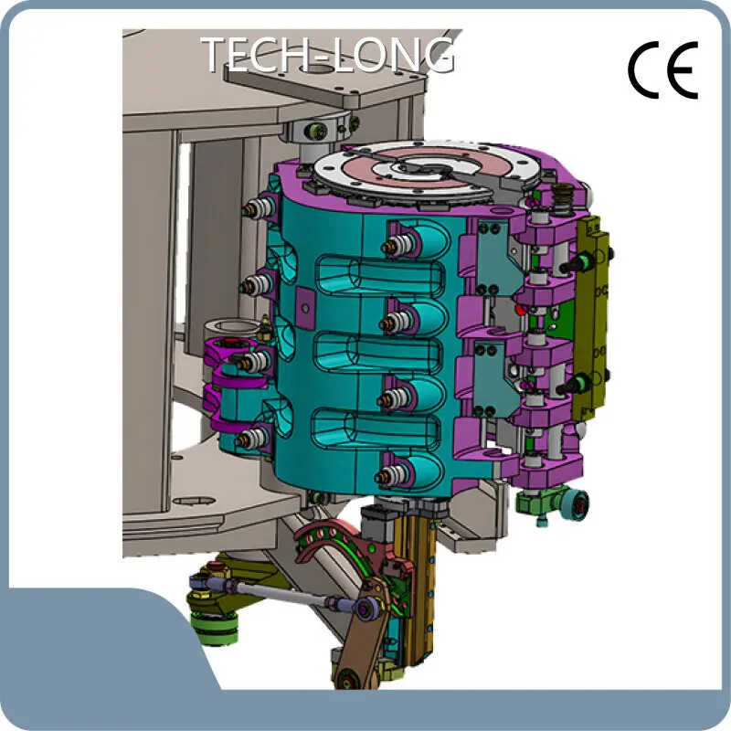 د ګمرک اتوماتیک اخراج بلو مولډینګ ماشین TECH-LONG 1