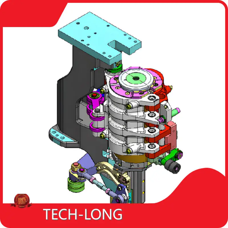 د عمده پلور ډبل سټیشن بلو مولډینګ ماشین TECH-LONG برانډ 1