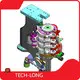 د عمده پلور ډبل سټیشن بلو مولډینګ ماشین TECH-LONG برانډ 1